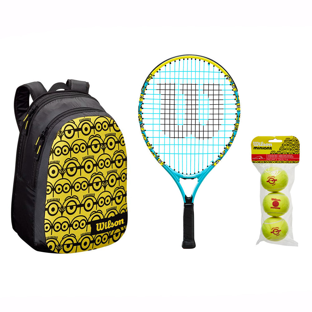 Wilson Minions 2.0 19 Junior Tennis Racquet / Bag / Balls - RacquetGuys.ca