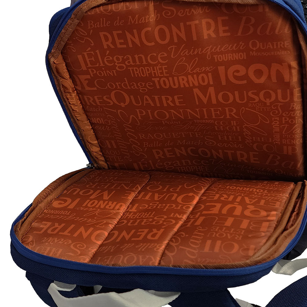 Wilson Super Tour Roland Garros Backpack (Navy Blue)