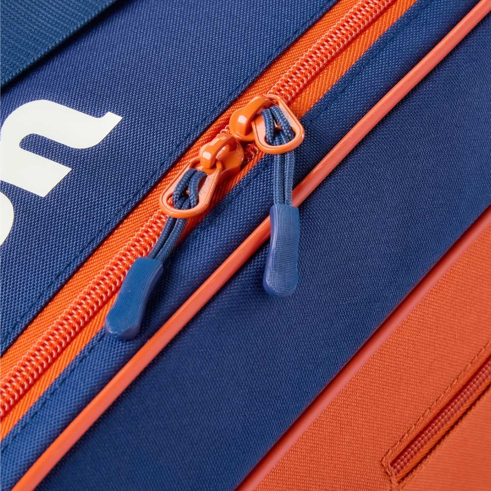 Wilson Roland Garros Team 6 Pack Racquet Bag (Clay/Navy) - RacquetGuys.ca