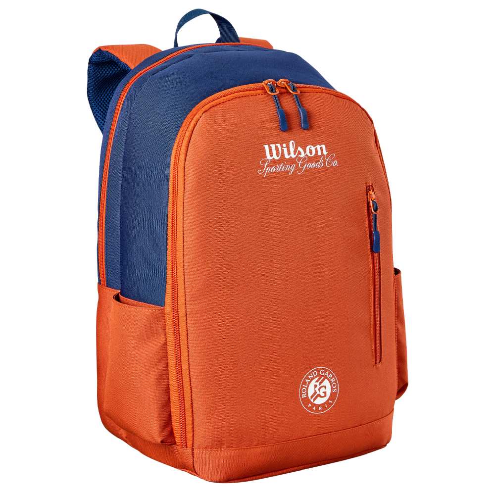 Wilson Roland Garros Team Backpack (Clay/Navy) - RacquetGuys.ca