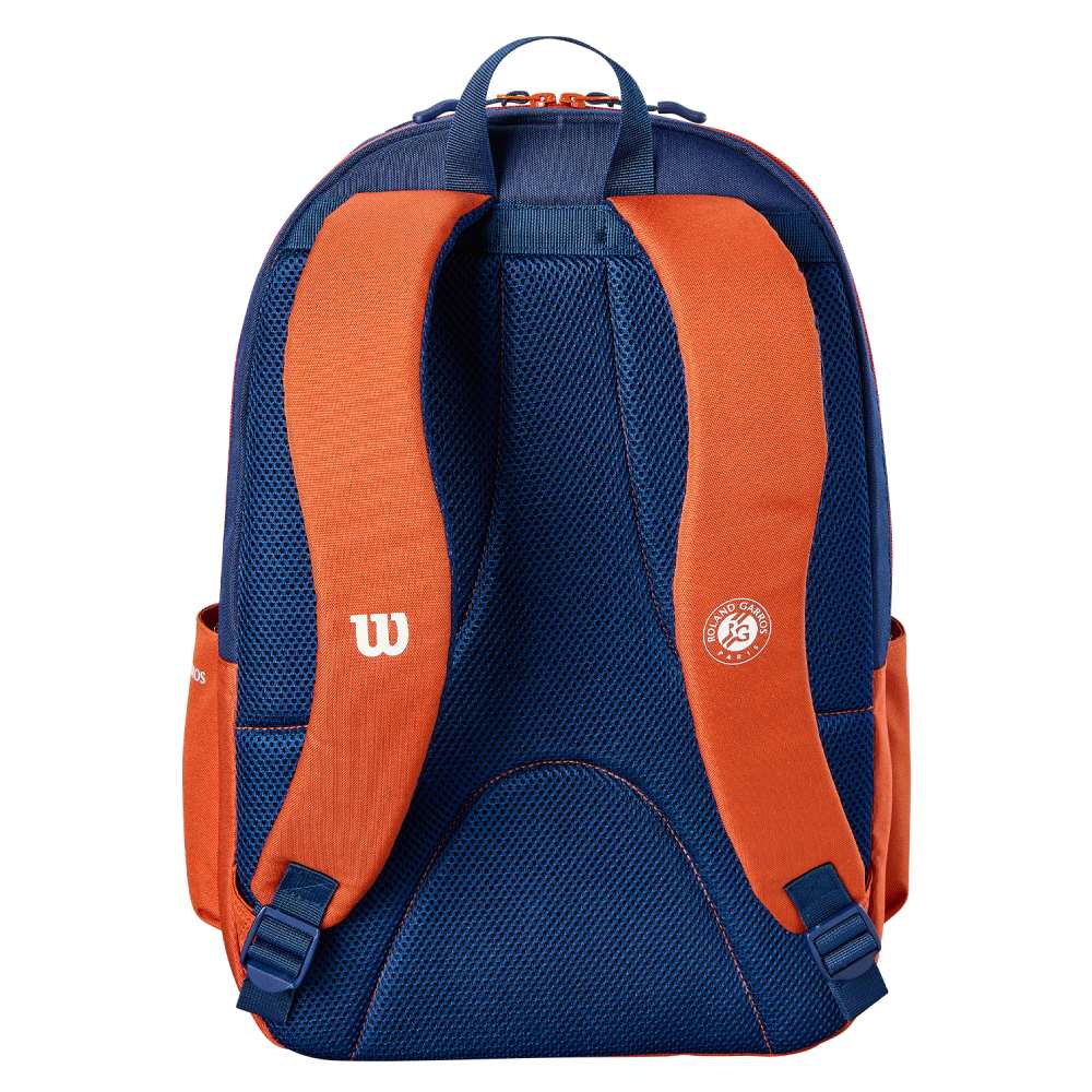 Wilson Roland Garros Team Backpack (Clay/Navy) - RacquetGuys.ca