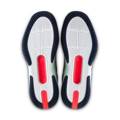 Wilson Rush Pro 5.0 Men's Tennis Shoe (White/Bay/Fier) - RacquetGuys.ca