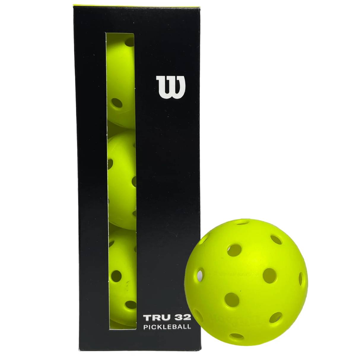 Wilson TRU 32 Outdoor Pickleball Ball (Yellow) - 3 Pack - RacquetGuys.ca