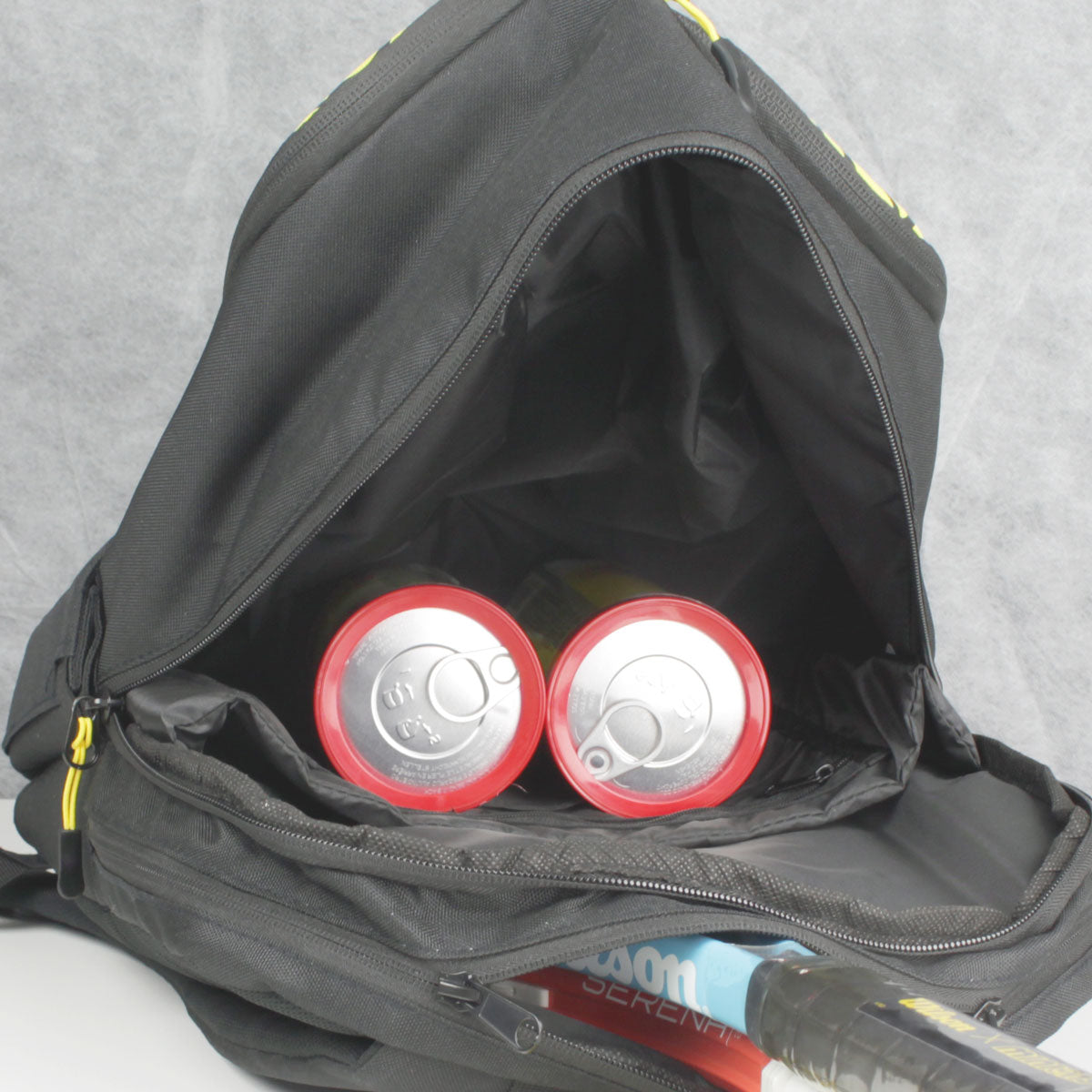 Wilson Minions Tour Racquet Backpack (Black/Yellow) - RacquetGuys.ca