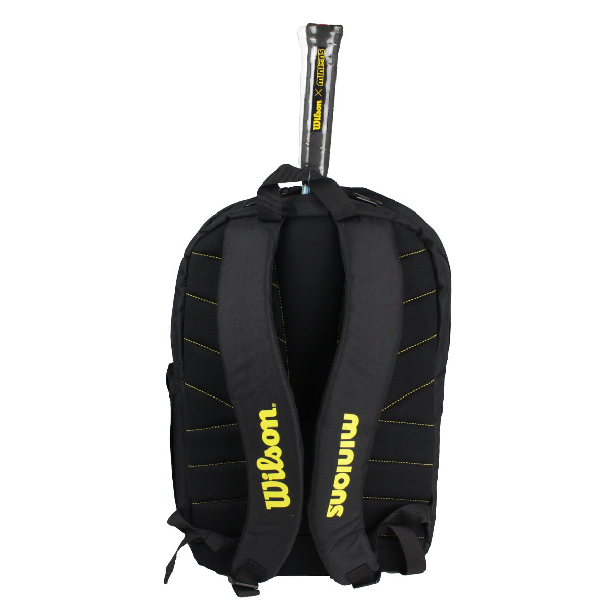 Wilson Minions Tour Racquet Backpack (Black/Yellow) - RacquetGuys.ca