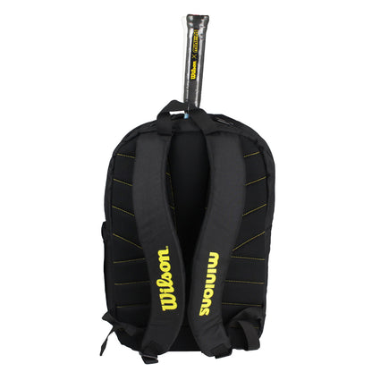 Wilson Minions Tour Racquet Backpack (Black/Yellow) - RacquetGuys.ca
