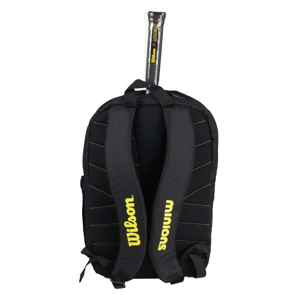 Wilson Minions Tour Racquet Backpack (Black/Yellow) | RacquetGuys.ca