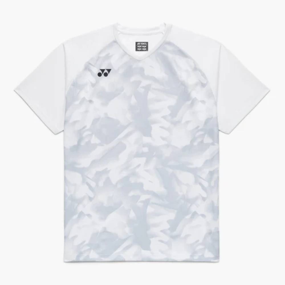 Yonex Men's Team Short Sleeve Top (White) - RacquetGuys.ca