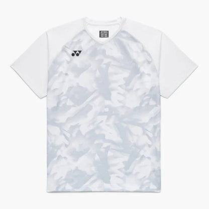 Yonex Men's Team Short Sleeve Top (White) - RacquetGuys.ca
