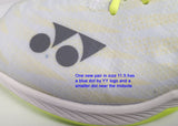 Yonex Power Cushion Aerus Z2 Wide Men's Indoor Court Shoe (Grey Yellow) - RacquetGuys.ca