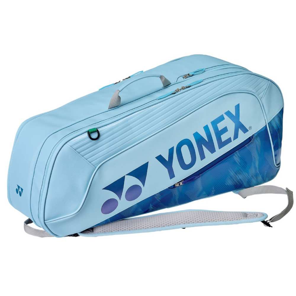 Yonex Expert 6-Racquet Badminton Bag (Sky Blue) - RacquetGuys.ca