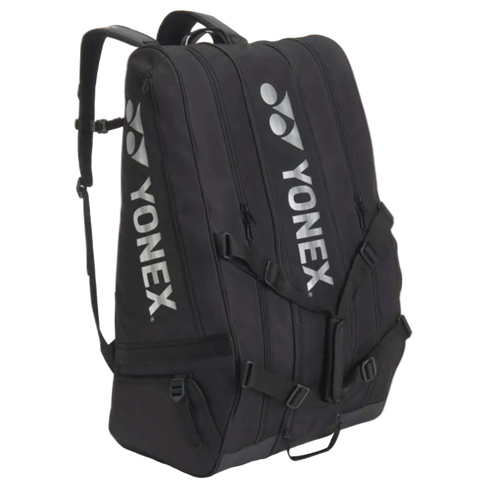 Yonex GearLogic 12-Racquet Bag (Black) - RacquetGuys.ca