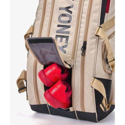 Yonex GearLogic 9-Racquet Bag (Beige) - RacquetGuys.ca