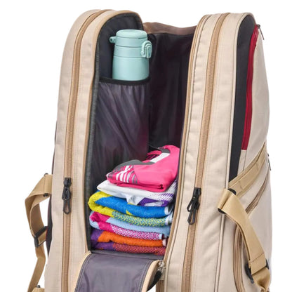 Yonex GearLogic 9-Racquet Bag (Beige) - RacquetGuys.ca