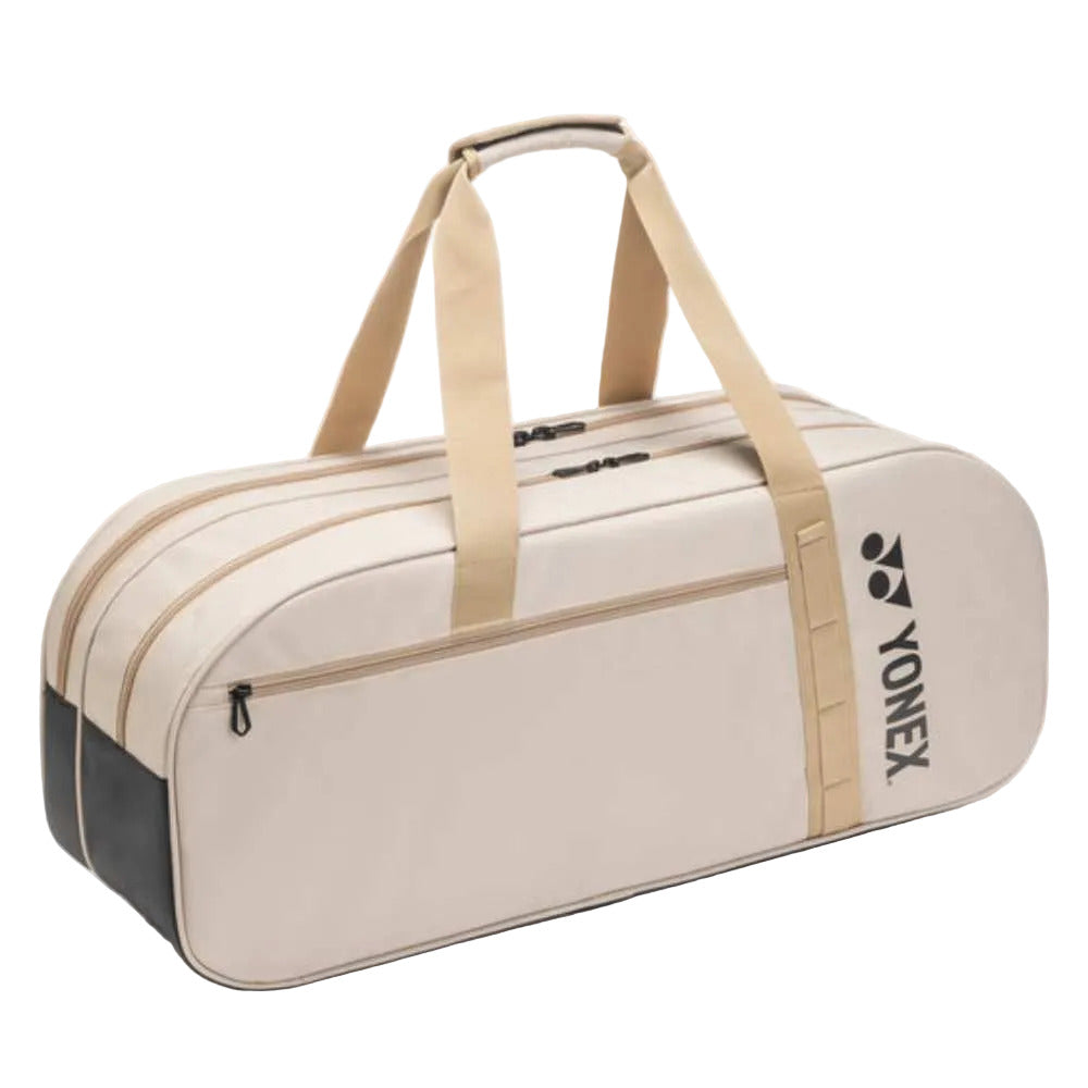 Yonex GearLogic Tournament Racquet Bag (Beige) - RacquetGuys.ca