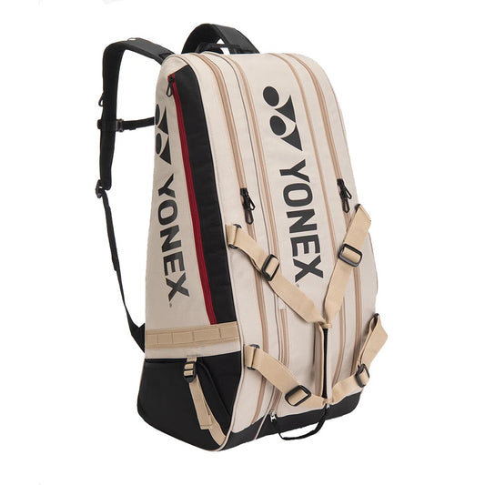Yonex GearLogic 9-Racquet Bag (Beige) - RacquetGuys.ca