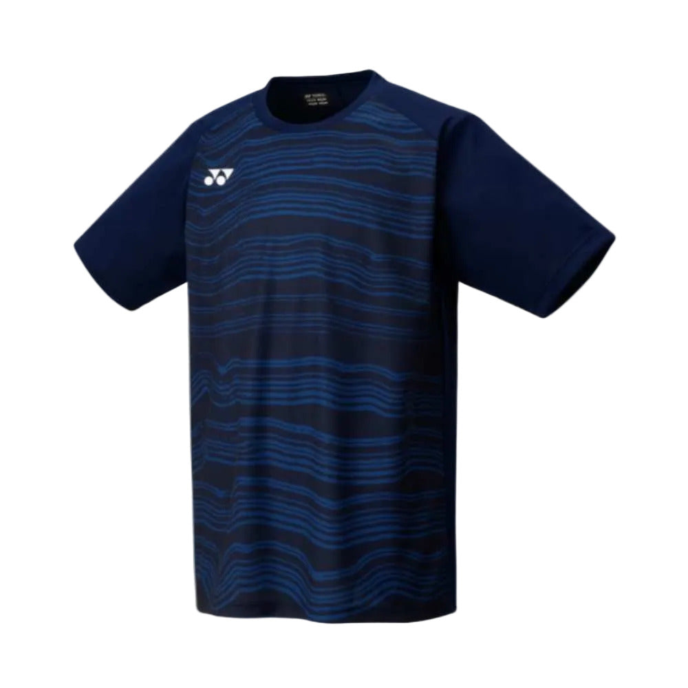Yonex Men's Crew Neck Shirt (Dark Navy) - RacquetGuys.ca