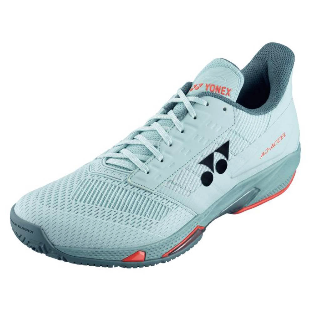 Yonex Power Cushion AD Accel Wide Men's Tennis Shoe (Mist Blue) - RacquetGuys.ca