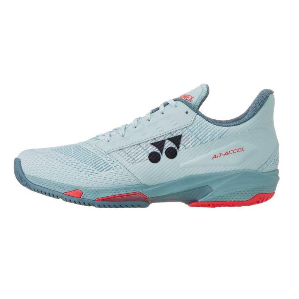 Yonex Power Cushion AD Accel Wide Men's Tennis Shoe (Mist Blue) - RacquetGuys.ca