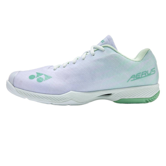 Yonex Power Cushion Aerus Z2 Wide Men's Indoor Court Shoe (White/Green) - RacquetGuys.ca