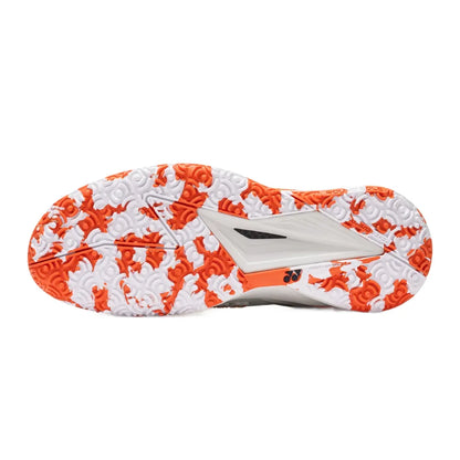 Yonex Power Cushion Eclipsion 5 Clay Men's Tennis Shoe (Silver/Orange) - RacquetGuys.ca