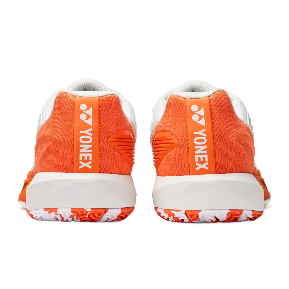 Yonex Power Cushion Eclipsion 5 Clay Men's Tennis Shoe (Silver/Orange) - RacquetGuys.ca