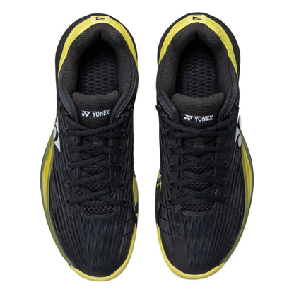 Yonex Power Cushion Eclipsion 5 Men's Tennis Shoe (Black/Yellow) - RacquetGuys.ca