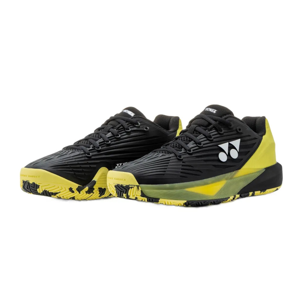 Yonex Power Cushion Eclipsion 5 Men's Tennis Shoe (Black/Yellow) - RacquetGuys.ca