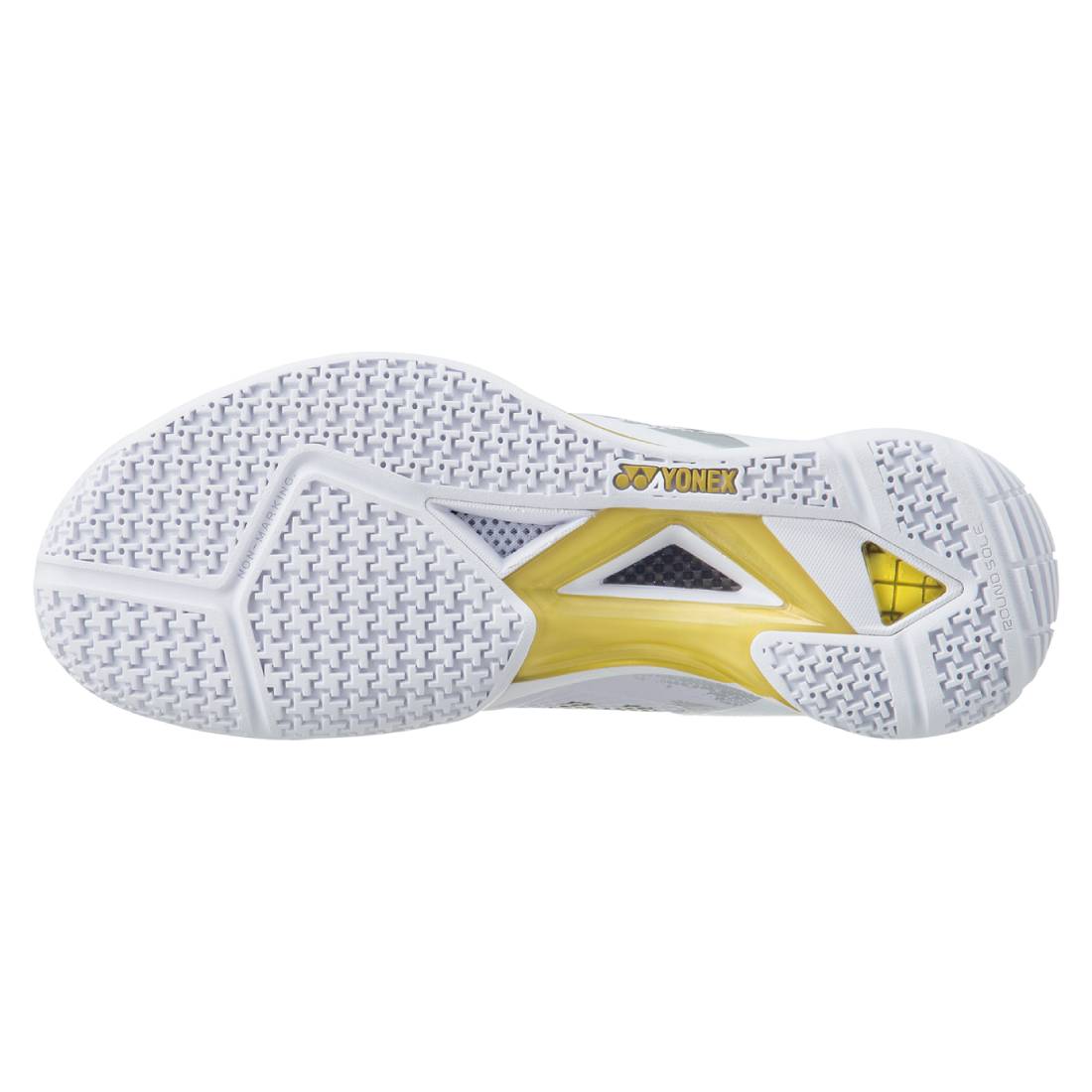 Yonex Power Cushion Eclipsion Z3 Men's Indoor Court Shoe (White/Gold) - RacquetGuys.ca