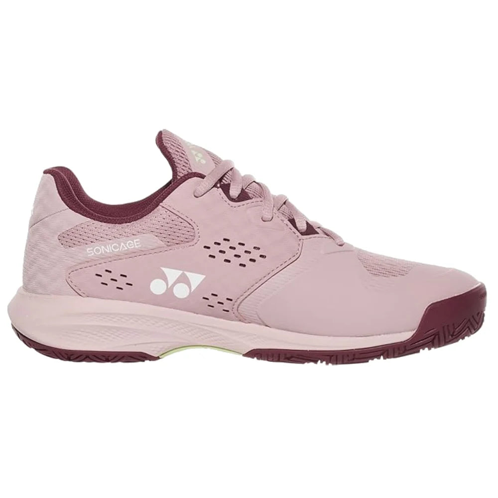Yonex Power Cushion Sonicage Women's Tennis Shoe (Smoke Pink) - RacquetGuys.ca