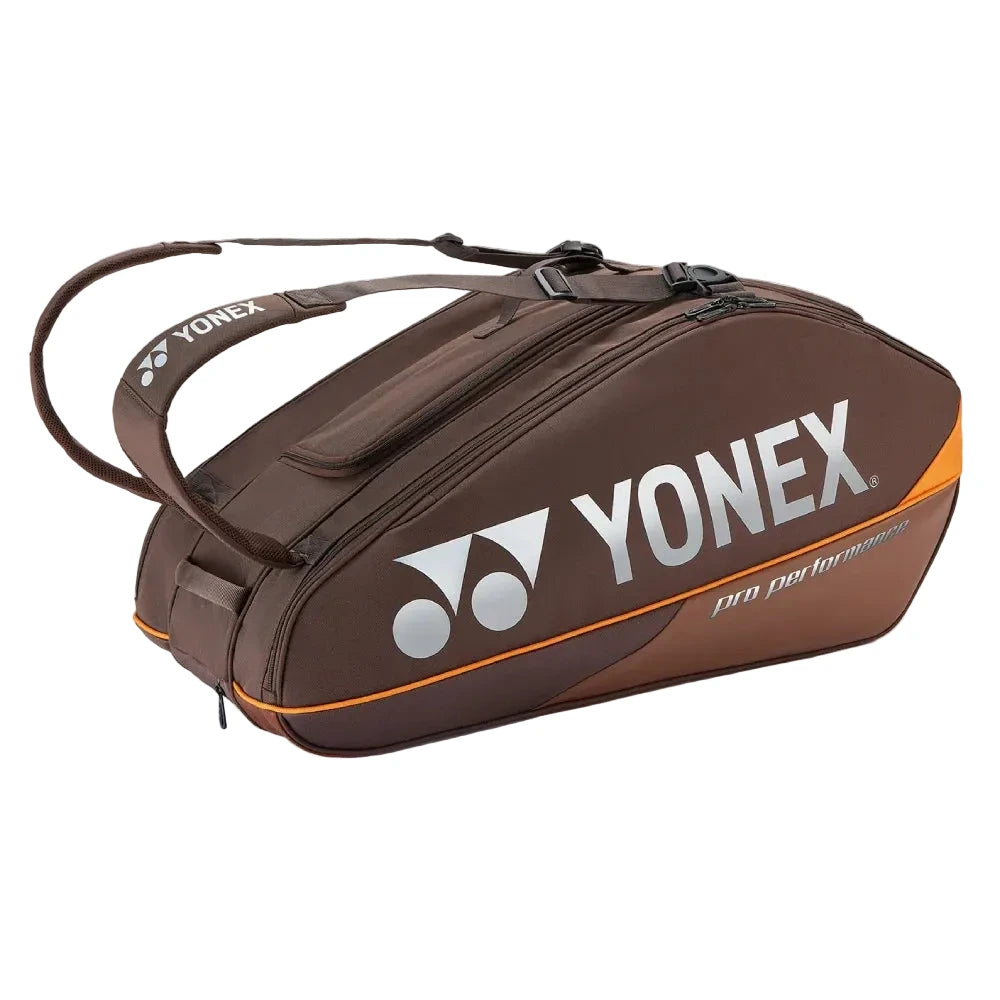 Yonex Pro 9-Racquet Bag (Espresso Brown)