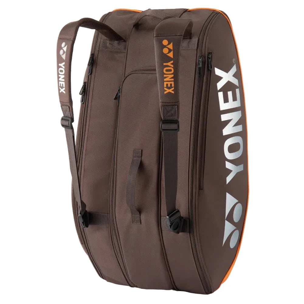 Yonex Pro 9-Racquet Bag (Espresso Brown)