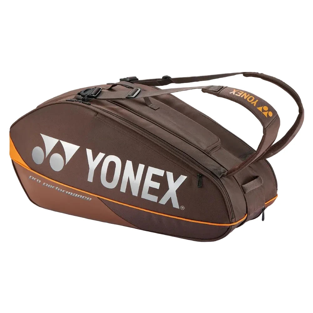 Yonex Pro 9-Racquet Bag (Espresso Brown)