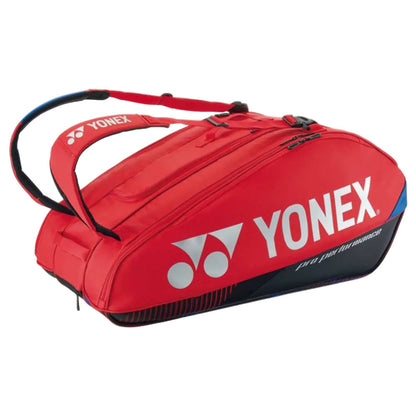 Yonex Pro 9-Racquet Bag (Scarlet Red) - RacquetGuys.ca