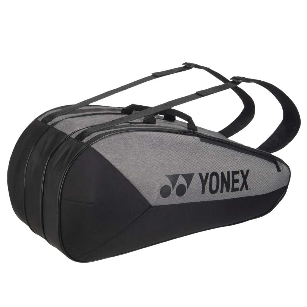 Yonex Team 9-Racquet Bag (Grey Black) - RacquetGuys.ca
