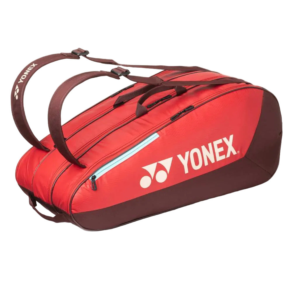 Yonex Team 9-Racquet Bag (Ruby Red) - RacquetGuys.ca