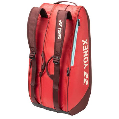 Yonex Team 9-Racquet Bag (Ruby Red) - RacquetGuys.ca