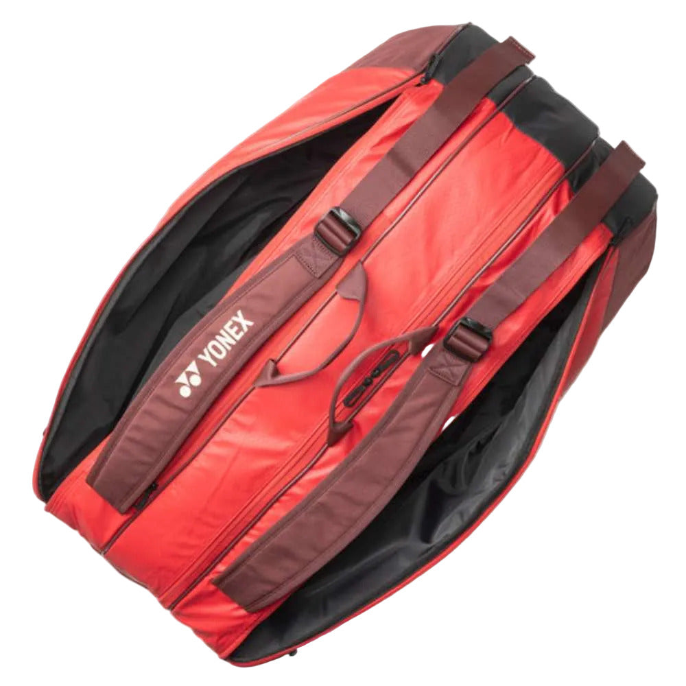 Yonex Team 9-Racquet Bag (Ruby Red) - RacquetGuys.ca