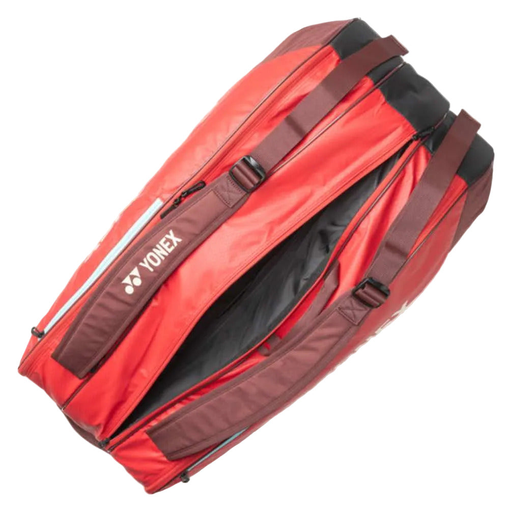 Yonex Team 9-Racquet Bag (Ruby Red) - RacquetGuys.ca