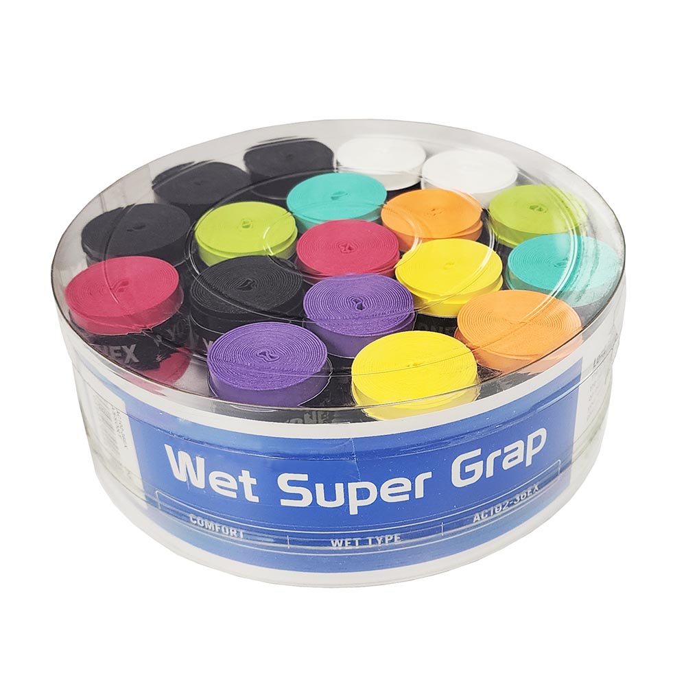 Yonex Wet Super Grap Overgrip Bucket of 36 (Assorted) - RacquetGuys.ca