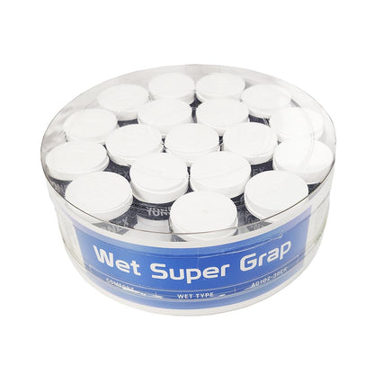 Yonex Wet Super Grap Overgrip Bucket of 36 (White) - RacquetGuys.ca