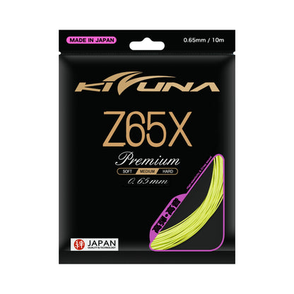 Kizuna Z65X Badminton String (Yellow) - RacquetGuys.ca