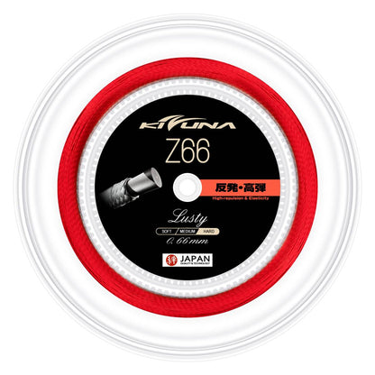 Kizuna Z66L Badminton String Reel (Red) - RacquetGuys.ca