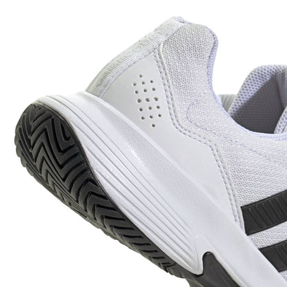 adidas GameCourt 2 Men's Tennis Shoe (White/Black) - RacquetGuys.ca