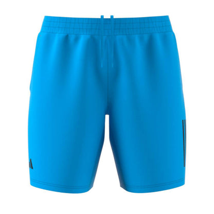 adidas Men's 3 Stripe Club 9-Inch Short (Blue) - RacquetGuys.ca