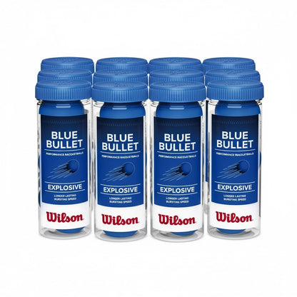 Wilson Blue Bullet Racquetballs 3 Ball Can (Case of 12 Cans) - RacquetGuys.ca