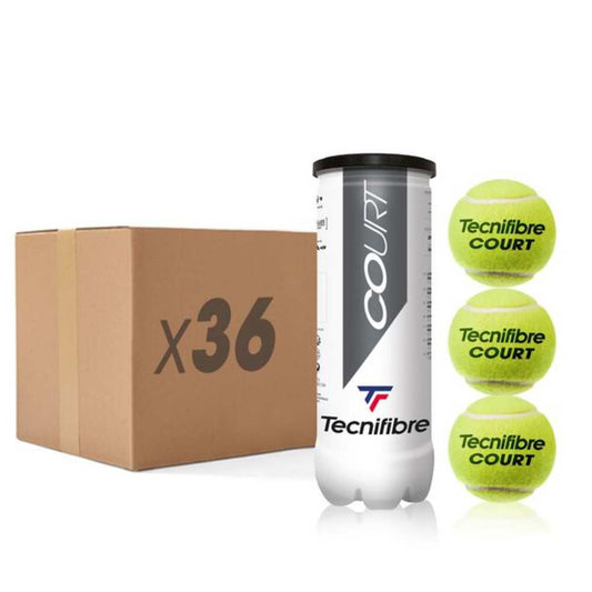Tecnifibre Court All Court Tennis Balls (36-Can Case)