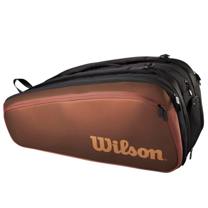Wilson Pro Staff v14 Super Tour 15 Pack Racquet Bag (Bronze) - RacquetGuys.ca