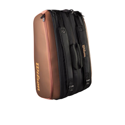 Wilson Pro Staff v14 Super Tour 15 Pack Racquet Bag (Bronze) - RacquetGuys.ca
