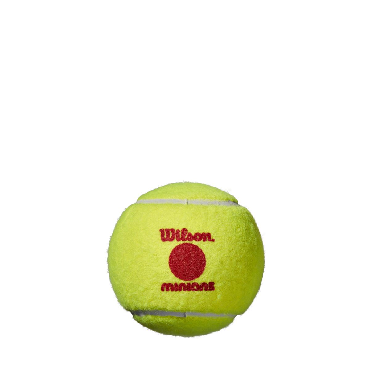 Wilson Minions Stage 3 Red Junior Tennis Balls 3-Pack - RacquetGuys.ca